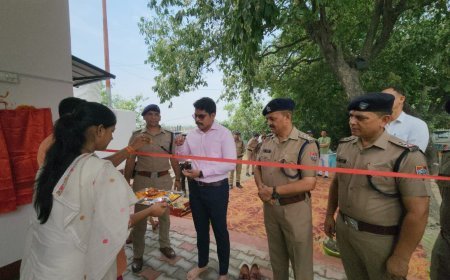 विधि-विधान एवं पूजा-अर्चना के साथ 'चौकी संजय वन' का भव्य उद्घाटन, वरिष्ठ पुलिस अधीक्षक अजय गणपति ने फीता काटकर किया शुभारंभ*