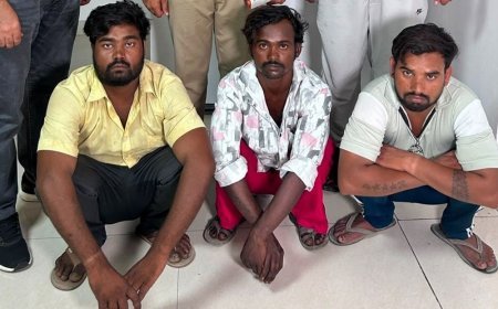 गुरुग्राम में मंदिरों में चोरी करने वाले 3 अरेस्ट:राजस्थान के रहने वाले हैं तीनों, 21 हजार कैश और ऑटो रिक्शा बरामद