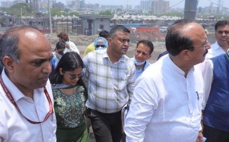 गाजीपुर कूड़ा फेंकने की जगह पर दिल्ली सरकार सख्त:शहरी विकास मंत्री लिया मौके का जायजा, कचरा निस्तारण में तेजी लाने के निर्देश