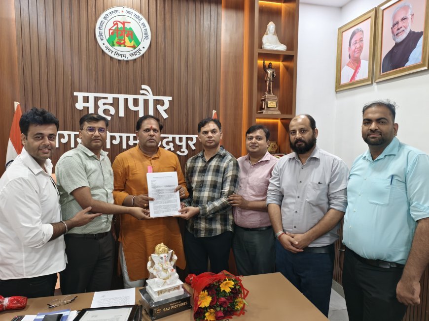 सीए एसोसिएशन ने महापौर से की आईसीएआई भवन के लिए भूमि आवंटन की मांग