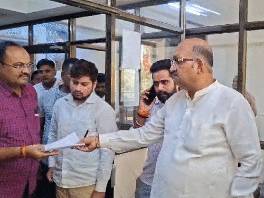 जोधपुर विधायक ने ट्रांसफर की अर्जी के लिए बनाया मंदिर:बोले- भगवान की मर्जी से सबका काम होगा, हम सिर्फ डाकिया हैं