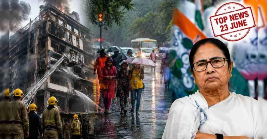 Top News : लखनऊ अग्निकांड पर योगी सरकार का बड़ा एक्शन, 22 राज्यों में बारिश, ममता को बड़ा झटका