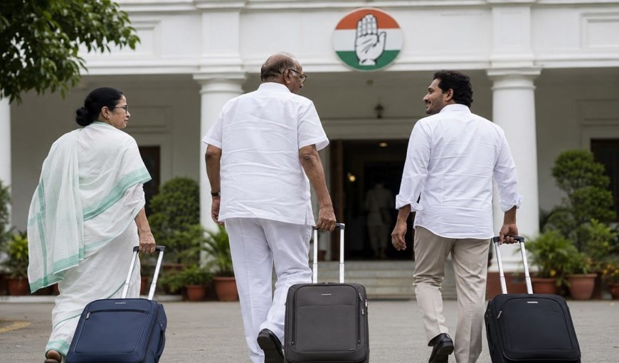 NDA से मिल रहे झटकों से उबरने के लिए Congress में लौटेंगे Sharad Pawar, Mamata Banerjee, Jagan Mohan Reddy!
