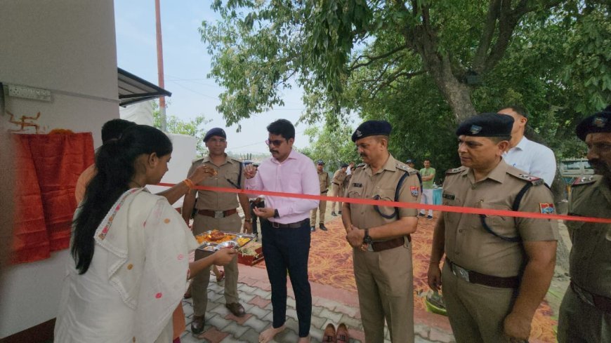 विधि-विधान एवं पूजा-अर्चना के साथ 'चौकी संजय वन' का भव्य उद्घाटन, वरिष्ठ पुलिस अधीक्षक अजय गणपति ने फीता काटकर किया शुभारंभ*
