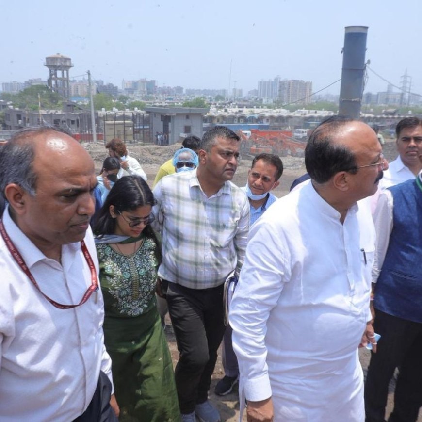 गाजीपुर कूड़ा फेंकने की जगह पर दिल्ली सरकार सख्त:शहरी विकास मंत्री लिया मौके का जायजा, कचरा निस्तारण में तेजी लाने के निर्देश