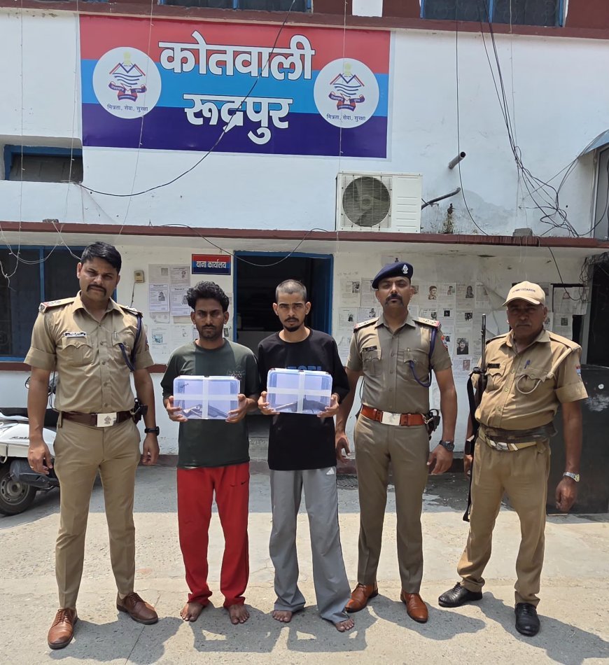 अपराधियों के विरुद्ध एसएसपी अजय गणपति का सख्त रुख— ऑपरेशन प्रहार के तहत बॉर्डर चेकिंग में 02 शातिर बदमाश अवैध असलाह के साथ गिरफ्तार*