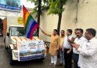 सहकारिता मंत्रालय के 5 वर्ष पूर्ण होने पर विधायक शिव अरोरा ने सहकारिता समृद्धि रथ  व ATM वेन को हरि झंडी दिखाकर किया रवाना* *विधायक बोले प्रधानमंत्री मोदी दूर दूरदर्शी सोच से आजादी बाद पहली बार देश को मिला सहकारिता मंत्रालय*