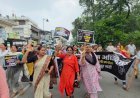 राहुल गांधी के देहरादून आगमन पर भाजपा महिला मोर्चा का जोरदार विरोध प्रदर्शन