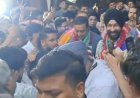 बुलंदशहर पहुंचे विंदु दारा सिंह:बोले- व्यापार और आतंकवाद साथ नहीं चल सकते, पेपर लीक रोकने के लिए परीक्षाएं हों ऑनलाइन