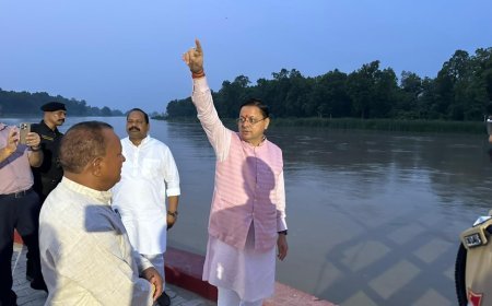 मुख्यमंत्री पुष्कर सिंह धामी ने भारत-नेपाल सीमा स्थित लोहियाहैड क्षेत्र का किया निरीक्षण, पर्यटन विकास की संभावनाओं का लिया जायजा*