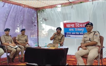एसएसपी अजय गणपति ने थाना दिनेशपुर में "थाना दिवस"  का आयोजन कर सुनी जन-समस्याएं, त्वरित निस्तारण के दिए निर्देश*
