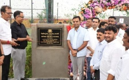 पाली के डिस्ट्रिक्ट क्लब में बॉक्स क्रिकेट एरिना शुरू:रूफ टॉप रेस्टोरेंट का कलेक्टर ने किया शिलान्यास