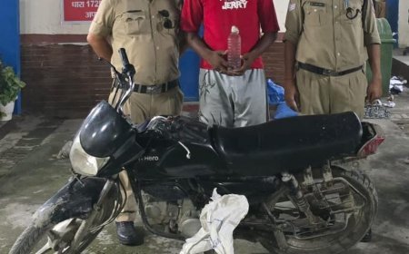 कोतवाली किच्छा, 38 पाउच अवैध कच्ची शराब (लगभग 19 लीटर) के साथ एक अभियुक्त गिरफ्तार