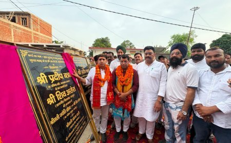 प्रभारी मंत्री प्रदीप बत्रा ने सुंदरपुर मे विधायकनिधि के विभिन्न विकास कार्यों के लोकार्पण शिलान्यास कर जनता को किया समर्पित*
