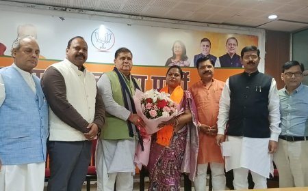 कांग्रेस को बड़ा झटका: महिला जिलाअध्यक्ष समेत कई जनप्रतिनिधि भाजपा में शामिल!*