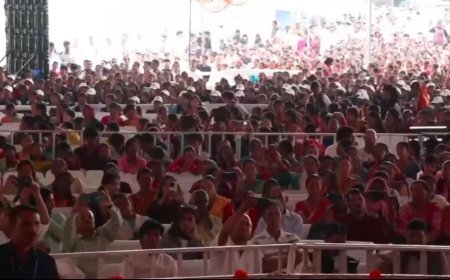 *धामी की जनसेवा को मिल रहा जनसमर्थन, अल्मोड़ा में उमड़ा जनसैलाब, हजारों की संख्या में आई जनता*