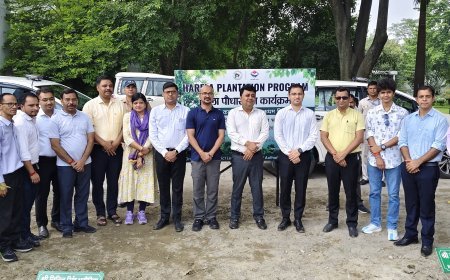 हरेला पर्व पर जिलाधिकारी नितिन सिंह भदौरिया ने किया वृक्षारोपण, पर्यावरण संरक्षण का दिया संदेश*