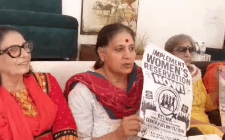 जंतर-मंतर पर धरने की AIDWA को नहीं मिली अनुमति:महिला आरक्षण लागू की मांग पर होना था प्रदर्शन; रोहतक में जगमति सांगवान बोलीं-अधिकारों का हनन
