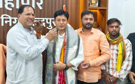 राष्ट्रवादी सोच के साथ आगे बढ़ेगा उत्तराखंड का युवाः विकास शर्मा - कुंदन लटवाल का रुद्रपुर में जोरदार स्वागत और अभिनंदन