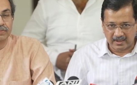 नीट पेपर लीक पर ठाकरे-केजरीवाल की प्रेस कॉन्फ्रेंस:कहा- सरकार को छात्रों की सुननी चाहिए बात, हम प्रदर्शन का करेंगे सर्मथन