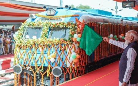 भारतीय रेलवे में नई हाइड्रोजन क्रांति, प्रधानमंत्री ने कई रेलवे स्टेशनों का भी दिया उपहार