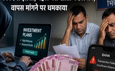 भिवानी में निवेश के नाम पर ₹8.19 लाख हड़पे:दो लोगों को डबल राशि का दिया झासा; चेक बाउंस होने पर खुलासा
