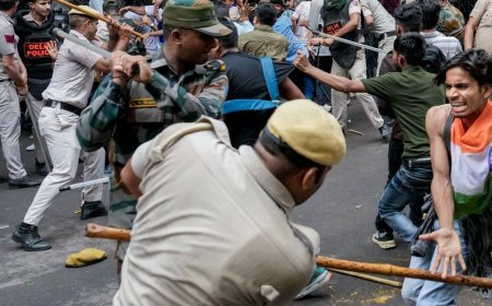 'संसद मार्च' में पुलिस ने बर्बरता क्यों की:सुप्रीम कोर्ट में सुनवाई आज; मामला CJI सूर्यकांत सुनेंगे, इनके कमेंट से ही कॉकरोच जनता पार्टी बनी