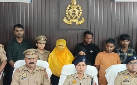 साइबर क्राइम की मास्टरमाइंड महिला सहित 6 गिरफ्तार:पोस्टमैन भी पकड़ा गया, साइबर अपराधियों को उपलब्ध कराते थे बैंक खाते