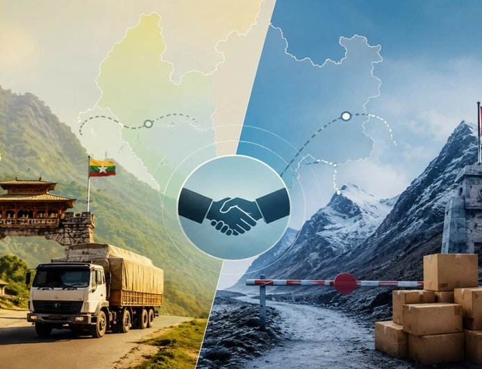 Border Trade में आया नया मोड़, Myanmar सीमा पर व्यापार शुरू, मगर घोषणा के बावजूद China सीमा पर ट्रेड शुरू नहीं हो पाया
