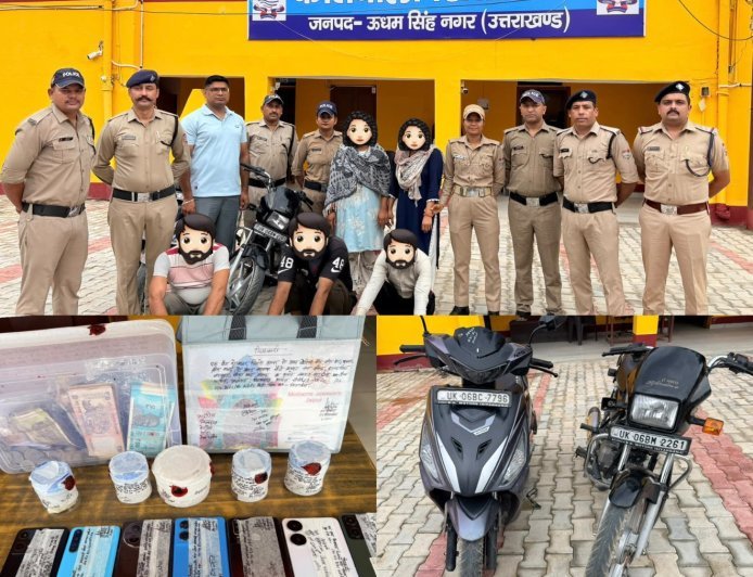 एसएसपी अजय गणपति  के निर्देशन में युवाओं को नशे की गिरफ्त से बचाने के लिए सितारगंज पुलिस की नशा तस्करों के विरुद्ध सख्त कार्रवाई।*