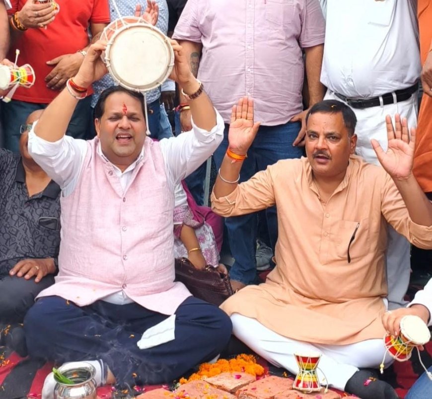 महापौर ने किया ‘डमरू चौक’ का शिलान्यास