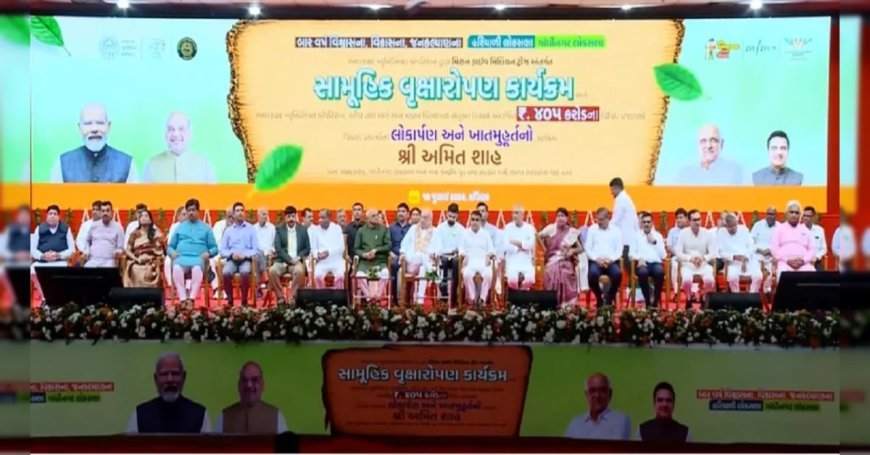 Gujarat : अमित शाह एक दिवसीय अहमदाबाद दौरे पर, 'मिशन फाइव मिलियन ट्री' अभियान का करेंगे शुभारंभ