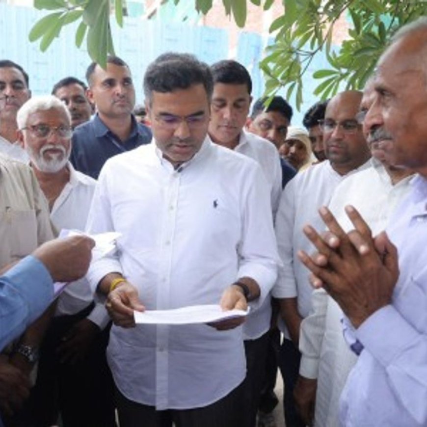 दिल्ली- हरियाणा सीमा पर बनेगा नया आरसीसी ड्रेन:जलभराव से मिलेगा छुटकारा, पीडब्ल्यूडी मंत्री प्रवेश वर्मा ने किया निरीक्षण; अधिकारियों को दिए निर्देश