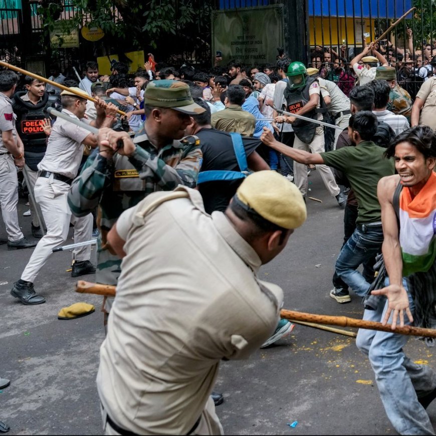 'संसद मार्च' में पुलिस ने बर्बरता क्यों की:सुप्रीम कोर्ट में सुनवाई आज; मामला CJI सूर्यकांत सुनेंगे, इनके कमेंट से ही कॉकरोच जनता पार्टी बनी