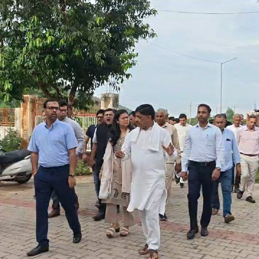 नूंह प्रशासन ब्रजमंडल जलाभिषेक यात्रा को लेकर अलर्ट:डीसी- एसपी ने नल्हड़ेश्वर मंदिर में तैयारियों का जायजा लिया, 3 अगस्त को होगा जलाभिषेक