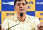 दिल्ली में विद्या वाहिनी योजना खिलाफ AAP की प्रेस कॉन्फ्रेंस:विरोधियों ने कहा- सरकार की 7 हजार वाली साइकिल 4200 में खरीदी