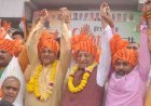 गाजियाबाद में भाजपा की तिरंगा यात्रा:गुरुद्वारा साहिब से शहीद पथ तक निकली यात्रा; तिरंगे के साथ गूंजे ‘भारत माता की जय’ के नारे