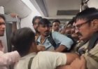 दिल्ली मेट्रो में CISF जवान ने लड़की की तस्वीरें खींची:यात्रियों से मारपीट की; आरोप- फोटो डिलीट करने कहा तो बंदूक तानी, सस्पेंड हुआ