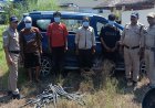 एसएसपी अजय गणपति के निर्देशन में खटीमा पुलिस ने विद्युत केबल चोरी करने वाले गिरोह का किया भंडाफोड़।