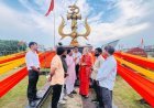 दर्शन भारती महाराज ने किया त्रिशूल चौक का अवलोकन