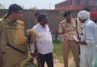 हिसार के ढाणा कलां में 80 कनाल जमीन की निशानदेही:पैमाइश के बाद तय होगी अगली कार्रवाई, भारी पुलिस बल रहा तैनात