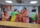 भाजपा महिला मोर्चा ने प्रदेश अध्यक्ष महेंद्र भट्ट के साथ मनाया रक्षाबंधन पर्व