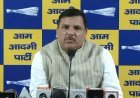 केंद्र सरकार के खिलाफ AAP नेता संजय सिंह का हमला:कहा- NCLT भ्रष्टाचार का सबसे बड़ा अड्डा, हेयरकट नहीं गर्दन कट स्कीम चला रही सरकार