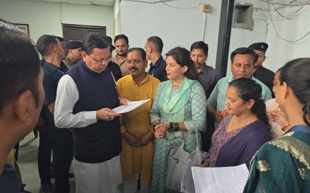 मुख्यमंत्री पुष्कर सिंह धामी ने सुनीं जनसमस्याएं, अधिकारियों को त्वरित समाधान के दिए निर्देश*