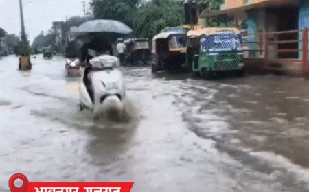 गुजरात के सूरत में 24 घंटे में 24 इंच बारिश:केरल में लैंडस्लाइड से 4 की मौत, अमरनाथ यात्रा स्थगित; राजस्थान-बिहार समेत 18 राज्यों में अलर्ट