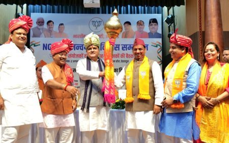 *भाजपा NGO प्रकोष्ठ द्वारा NGO'S समन्वय एवं विकास सम्मेलन का भव्य आयोजन*