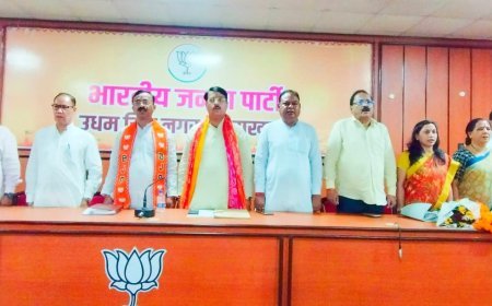 भाजपा जिला कार्यालय रुद्रपुर में 'हर घर तिरंगा' अभियान की जिला कार्यशाला संपन्न