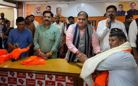 सैकड़ों पूर्व वरिष्ठ सैन्य अधिकारी और विभिन्न दलों के नेता भाजपा में शामिल