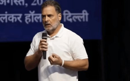 राहुल बोले-देश में लोगों को बोलने से रोका जा रहा:हमारा काम आवाज बुलंद करना, सरकार को समझ आ गया कि लोग अब चुप नहीं रहेंगे