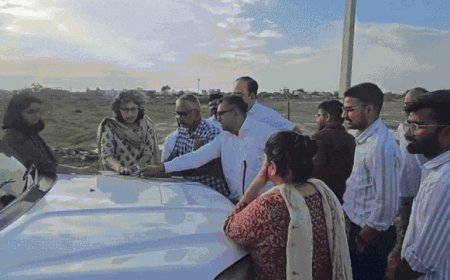 बाड़मेर में जसदेरधाम के पास बनेगा ऑक्सीजोन पार्क:800 में से 200 बीघा जमीन अतिक्रमण मुक्त, पौधारोपण और वॉकिंग ट्रैक बनेंगे